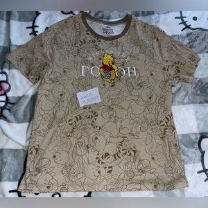 Disney Winnie The Pooh Embroidered T-Shirt BRAND NEW Plus Size